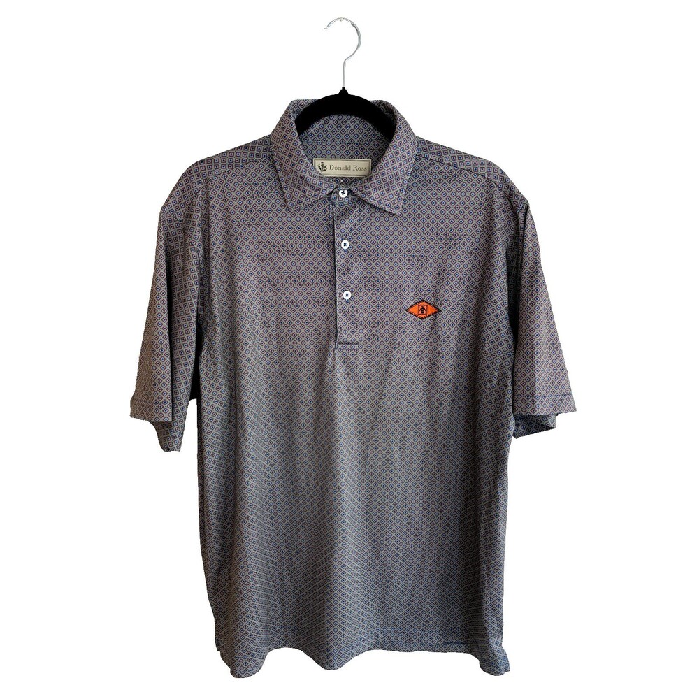 Donald Ross Golf Polo Shirt Mens Golf Club Size M Cool Design